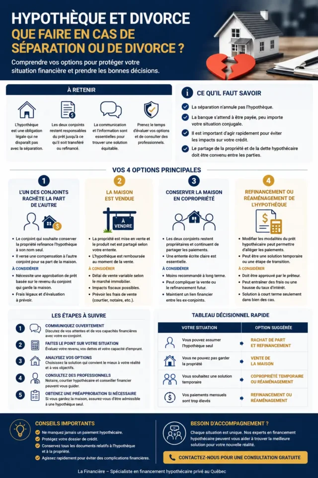 Hypothèque et divorce - Que faire en cas de séparation ou de divorce Hypothèque et divorce - Que faire en cas de séparation ou de divorce