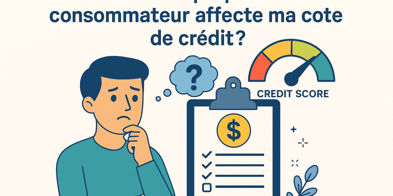 Comment une proposition de consommateur affecte ma cote de crédit ?